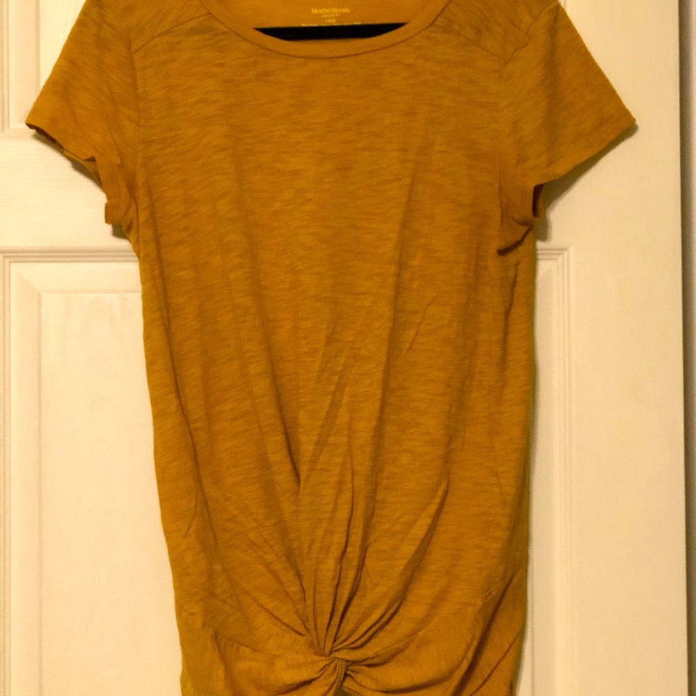 Motherhood Maternity T-shirt with knot accent🤰🏻
